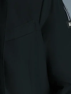 Aigle by Setchu manteau mixte mi-long Repreve® et déperlant - Noir