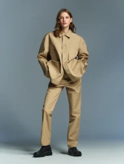 Aigle by Setchu pantalon droit taille haute - Beige