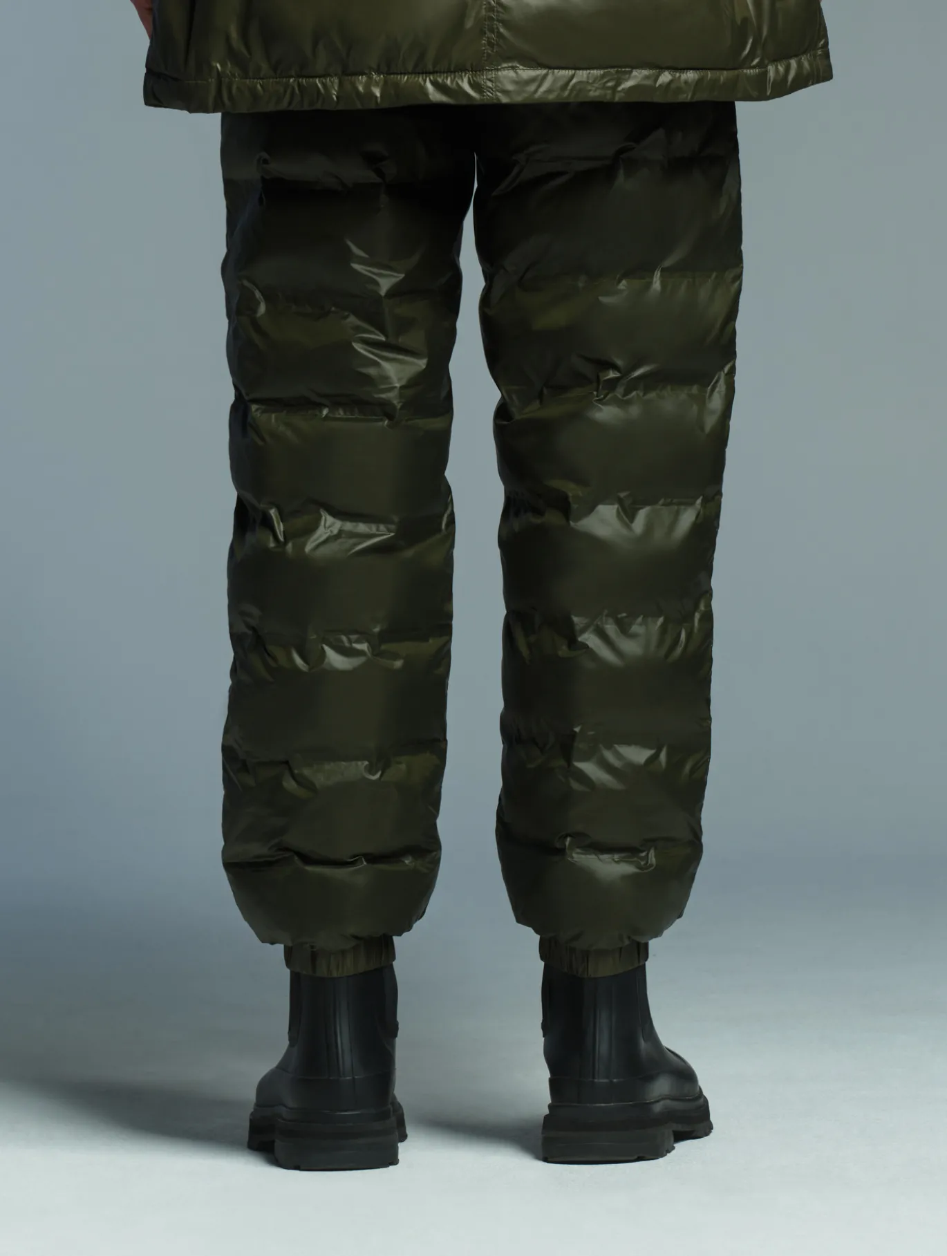 Aigle by Setchu pantalon taille mi-haute matelassé - Kaki