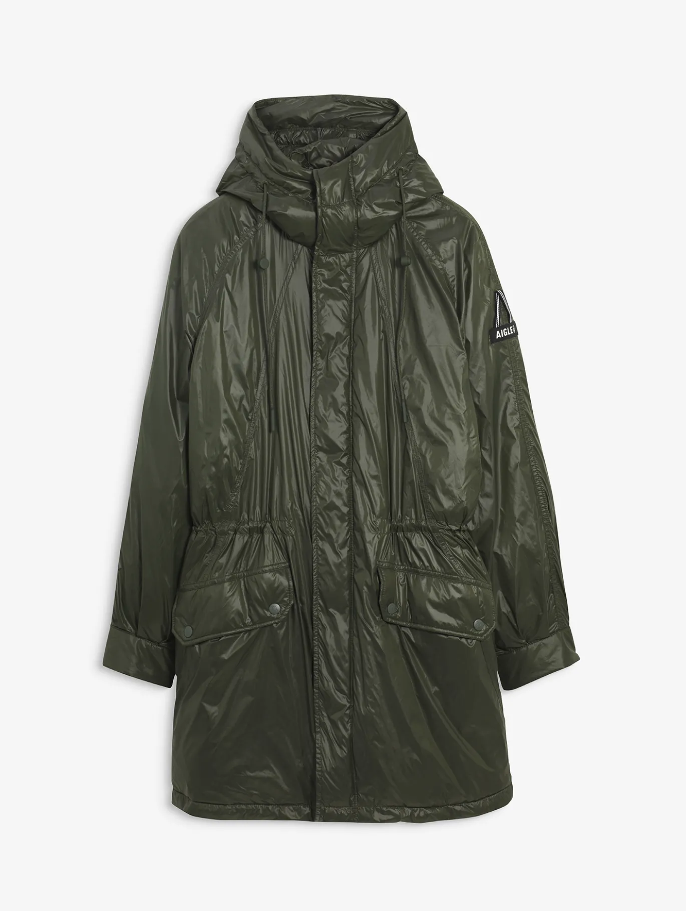 Aigle by Setchu parka mixte légère matelassée déperlante - Kaki