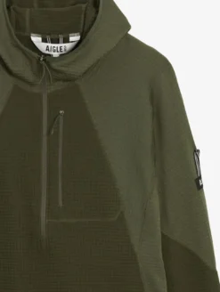 Aigle by Setchu polaire Polartec® à capuche - Kaki