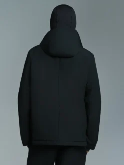 Aigle by Setchu veste de tailleur mixte courte matelassée Repreve® et déperlante - Noir