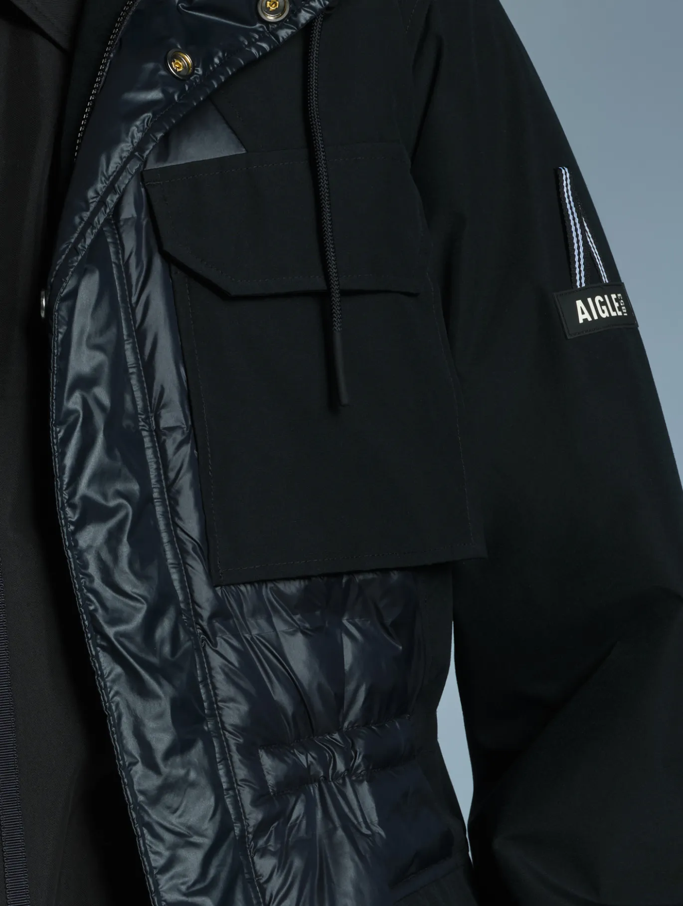 Aigle by Setchu veste 4-en-1 déperlante - Noir