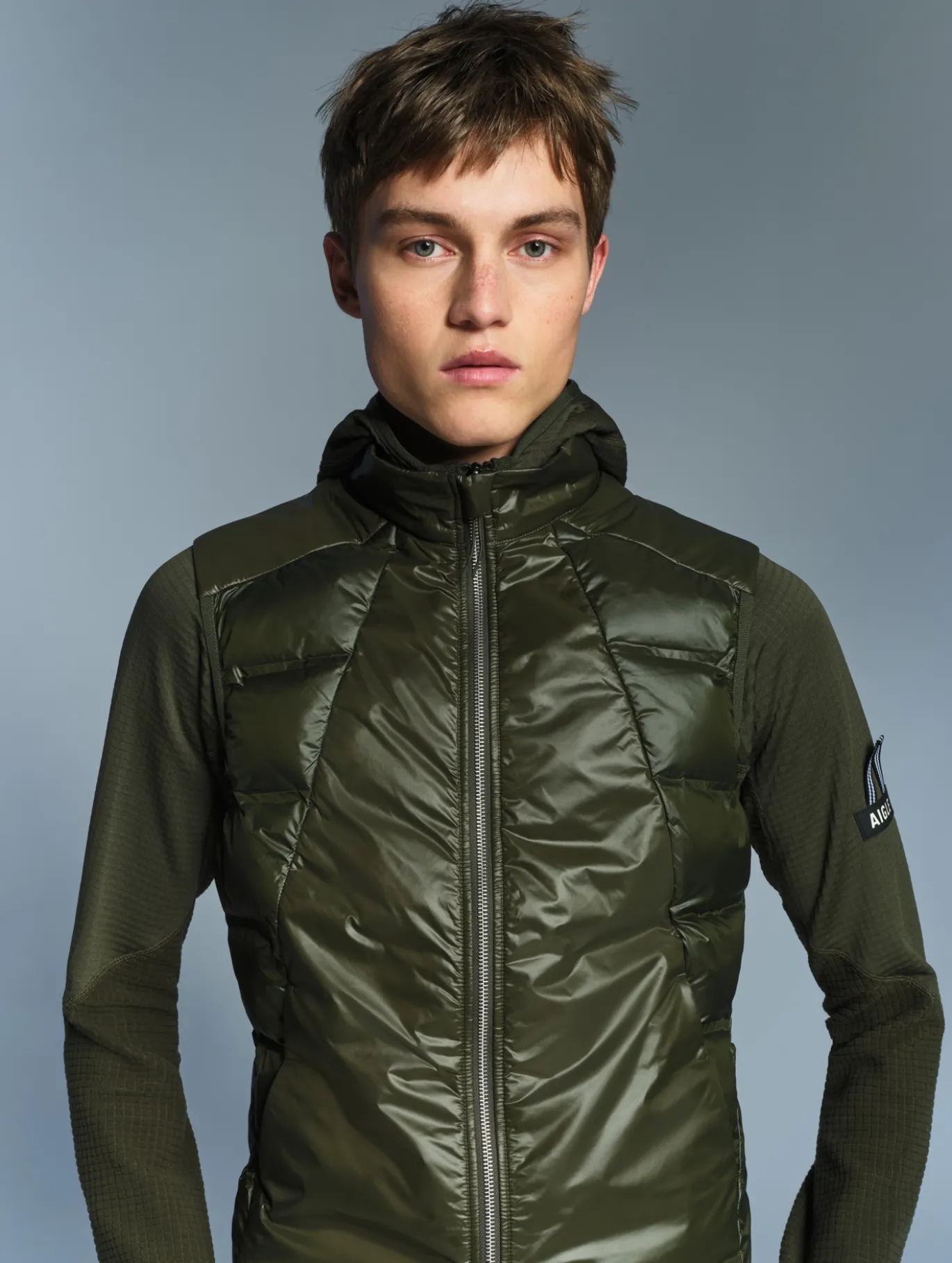 Aigle by Setchu veste sans manches matelassée Repreve® - Kaki