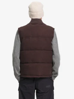 Blouson Repreve® sans manche déperlant matelassé - Marron