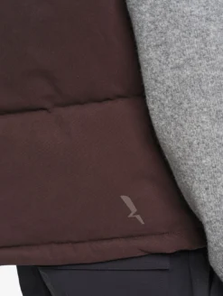 Blouson Repreve® sans manche déperlant matelassé - Marron