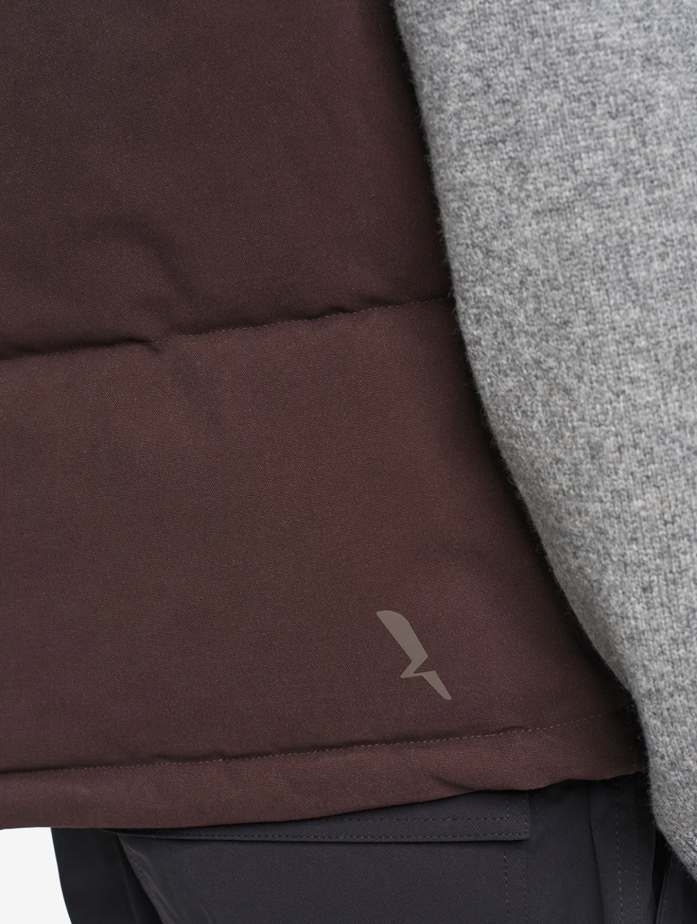 Blouson Repreve® sans manche déperlant matelassé - Marron