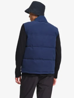 Blouson Repreve® sans manche déperlant matelassé - Bleu