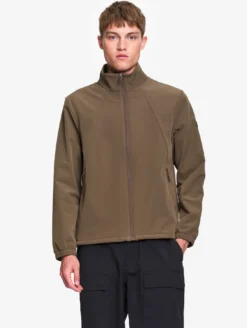 Blouson Softshell coupe-vent - Marron
