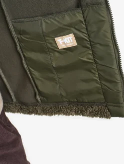 Blouson zippé en sherpa T-KIT™ - Kaki