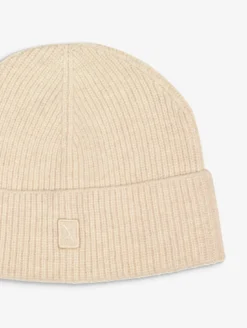 Bonnet en laine mélangée - Beige