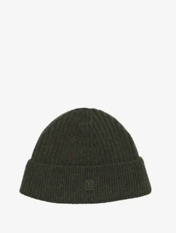 Bonnet en laine mélangée - Kaki