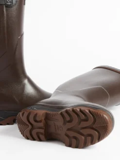 Botte anti-fatigue Parcours 2.0 ajustable doublée néoprène - Marron