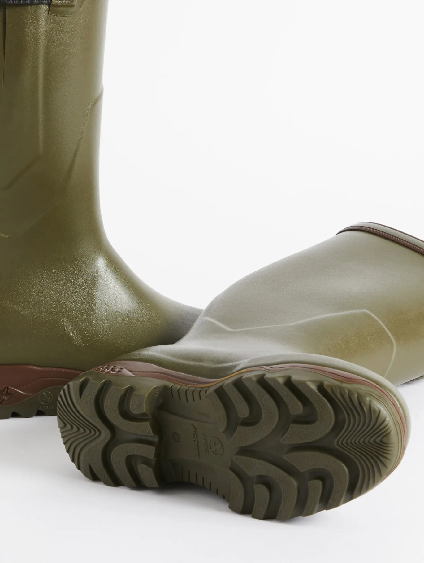 Botte anti-fatigue Parcours 2.0 ajustable doublée néoprène - Kaki
