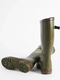 Botte anti-fatigue Parcours 2.0 ajustable doublée néoprène - Kaki