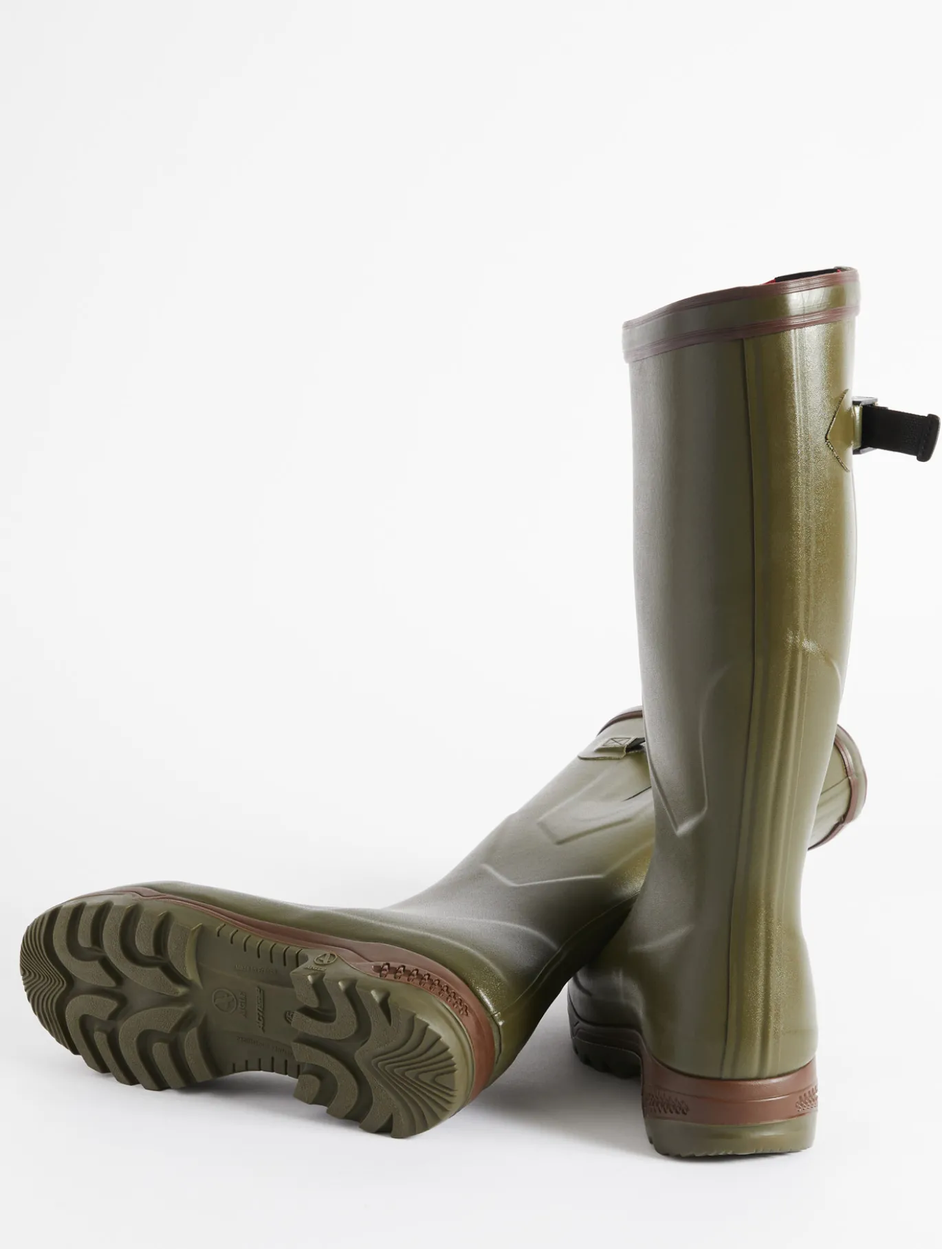 Botte anti-fatigue Parcours 2.0 ajustable doublée néoprène - Kaki