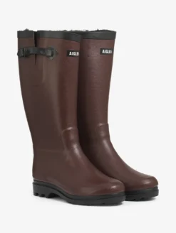 Botte de pluie Aiglentine fourrée - Bordeaux