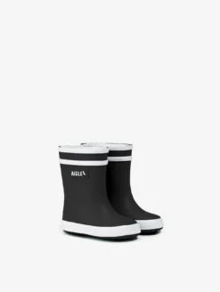 Botte de pluie Baby Flac fourrée - Bleu