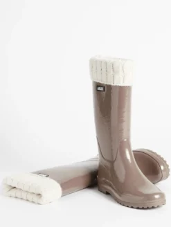 Botte de pluie Eliosa fourrée - Marron