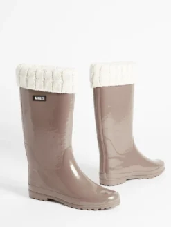Botte de pluie Eliosa fourrée - Marron