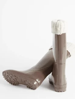 Botte de pluie Eliosa fourrée - Marron