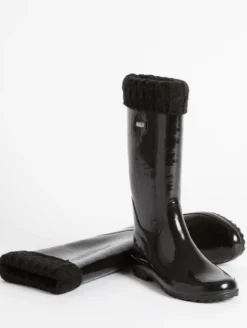 Botte de pluie Eliosa fourrée - Noir