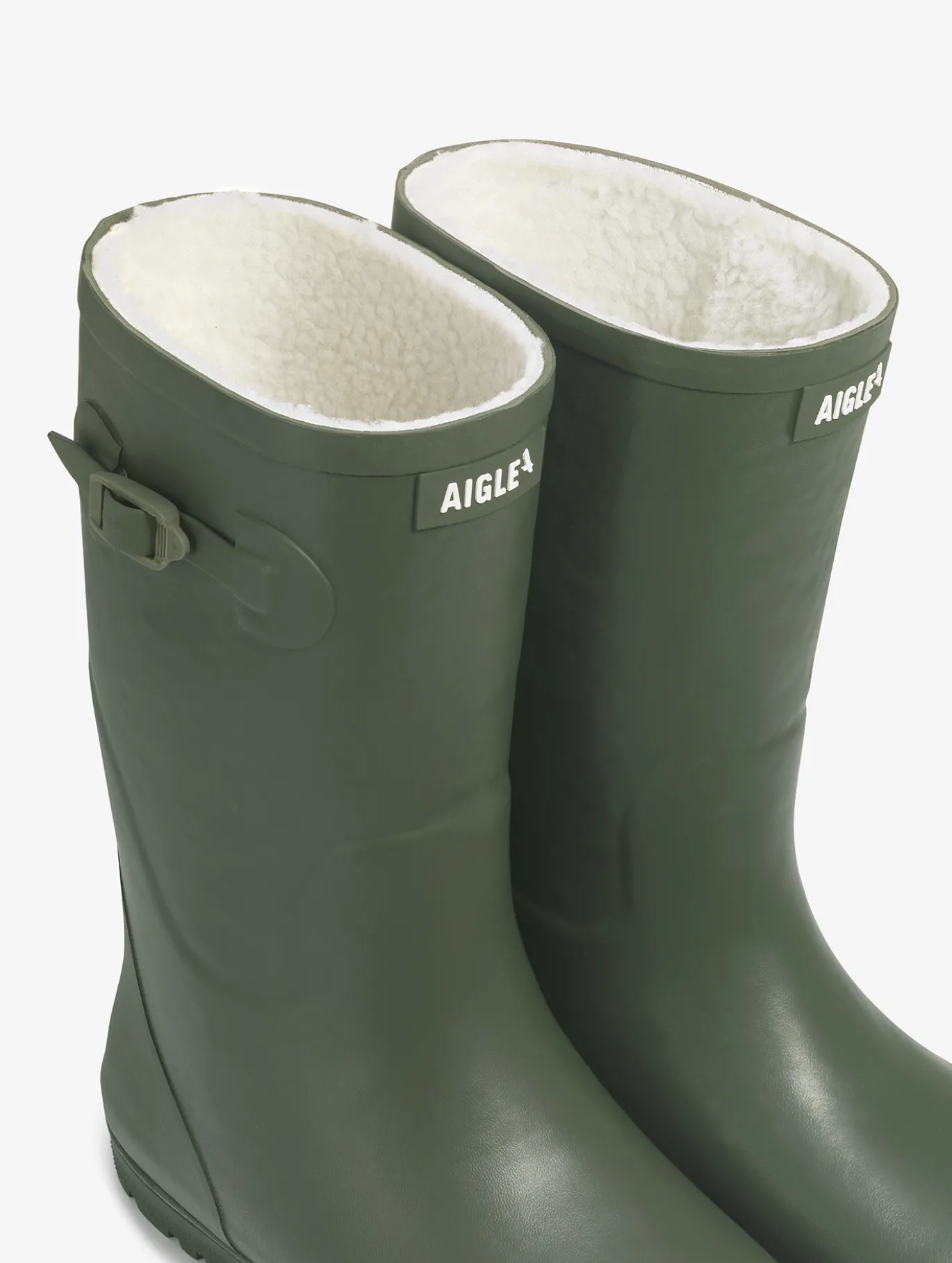 Botte de pluie Woody-Pop fourrée - Kaki