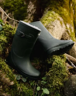 Botte de pluie Woody-Pop fourrée - Kaki