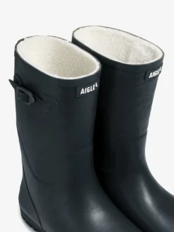 Botte de pluie Woody-Pop fourrée - Bleu