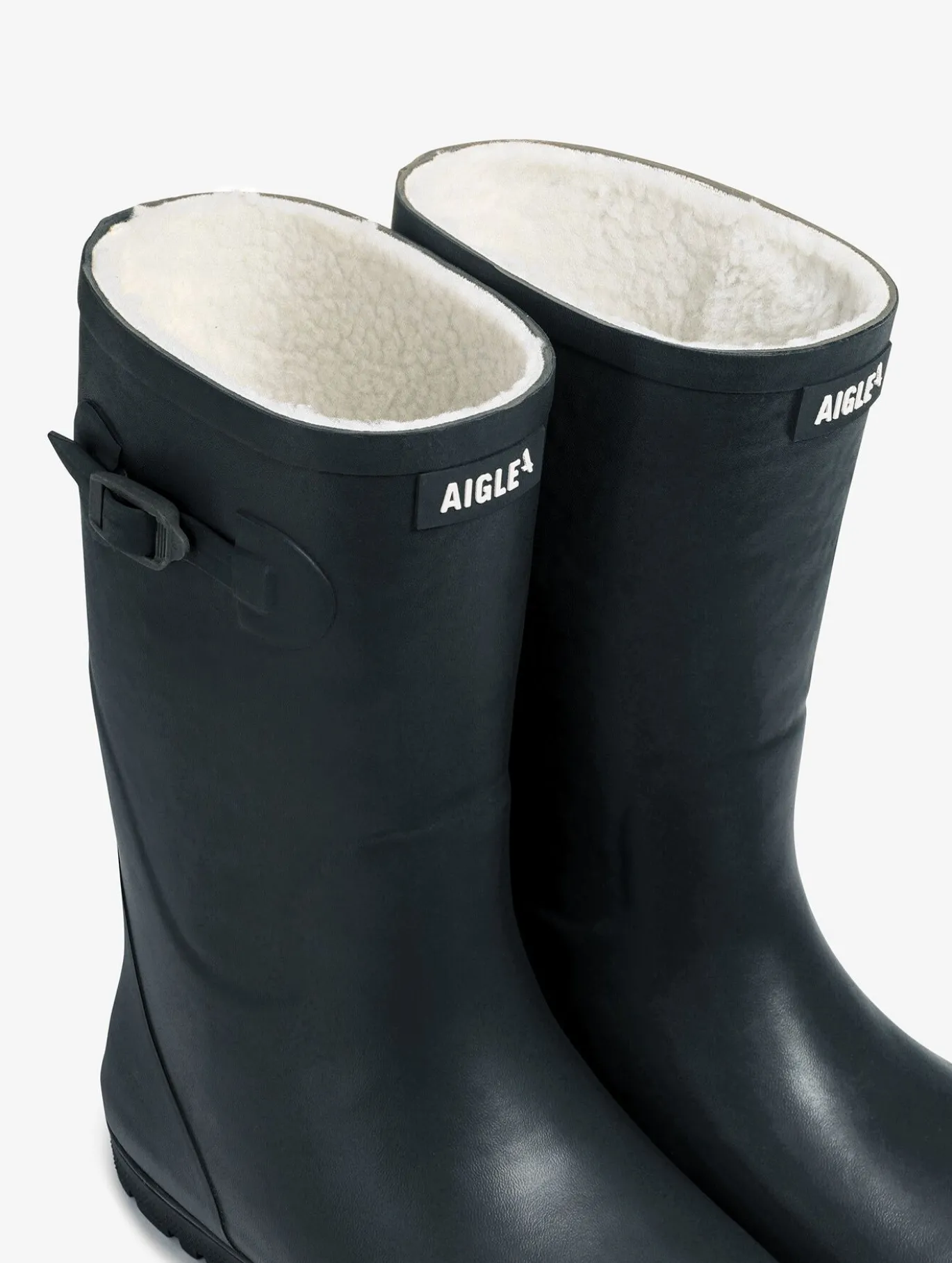 Botte de pluie Woody-Pop fourrée - Bleu