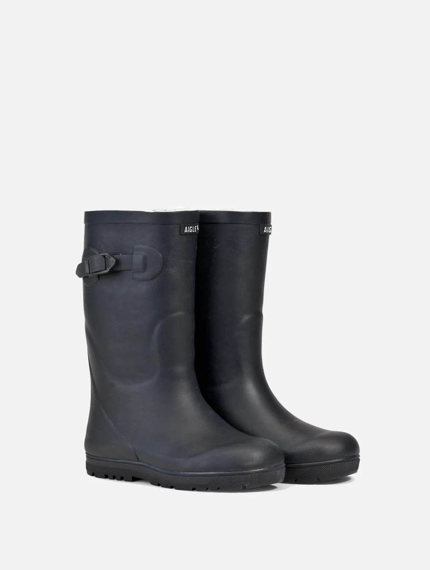 Botte de pluie Woody-Pop fourrée - Bleu