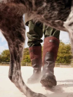Botte professionnelle GORE-TEX® Inverss en cuir grainé et fourrée - Marron