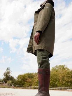 Botte professionnelle GORE-TEX® Inverss en cuir grainé et fourrée - Marron