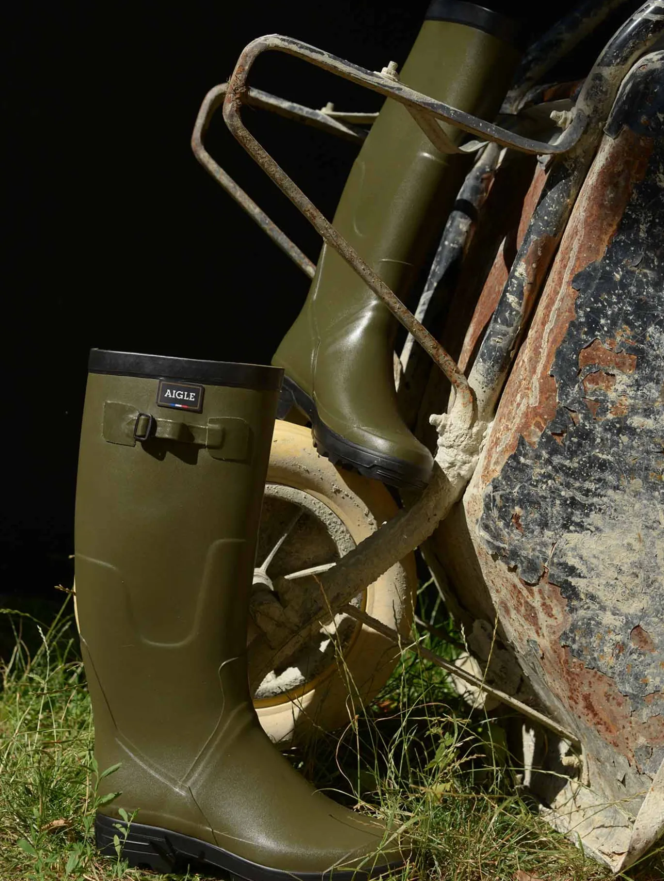 Botte professionnelle légère Benyl - Kaki