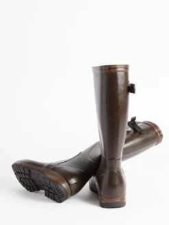 Botte professionnelle Terra ajustable renfort Kevlar - Marron