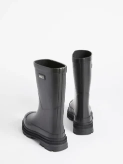 Bottillon de pluie hybride pour femme, pour un style à toute épreuve - Noir