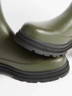 Bottillon de pluie hybride pour femme, pour un style à toute épreuve - Kaki