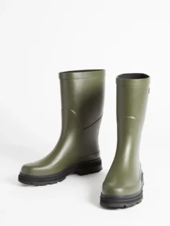 Bottillon de pluie hybride pour femme, pour un style à toute épreuve - Kaki