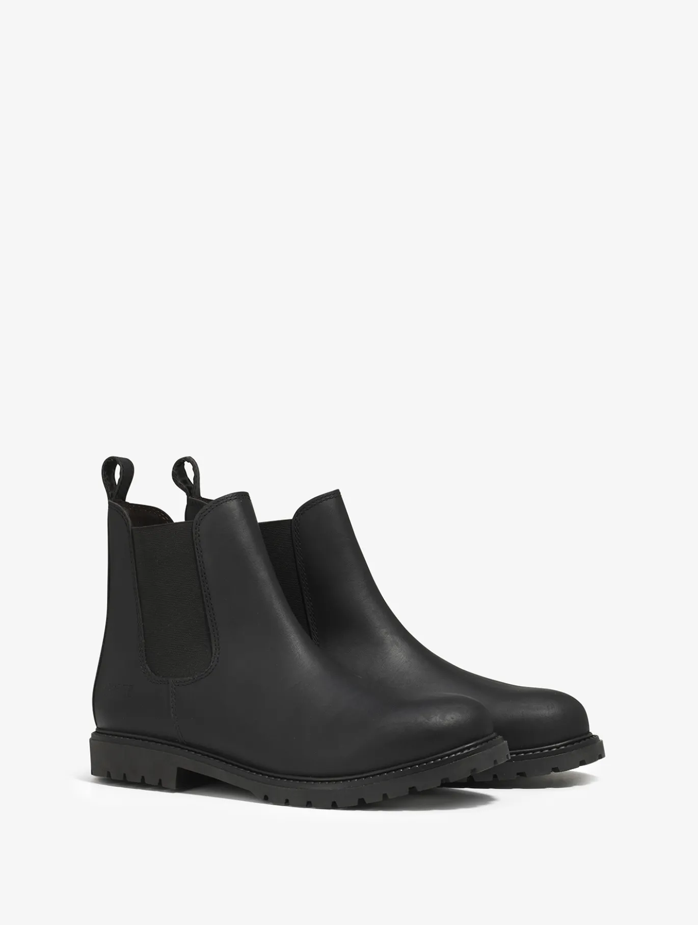 Bottine chelsea Eperon en cuir - Noir