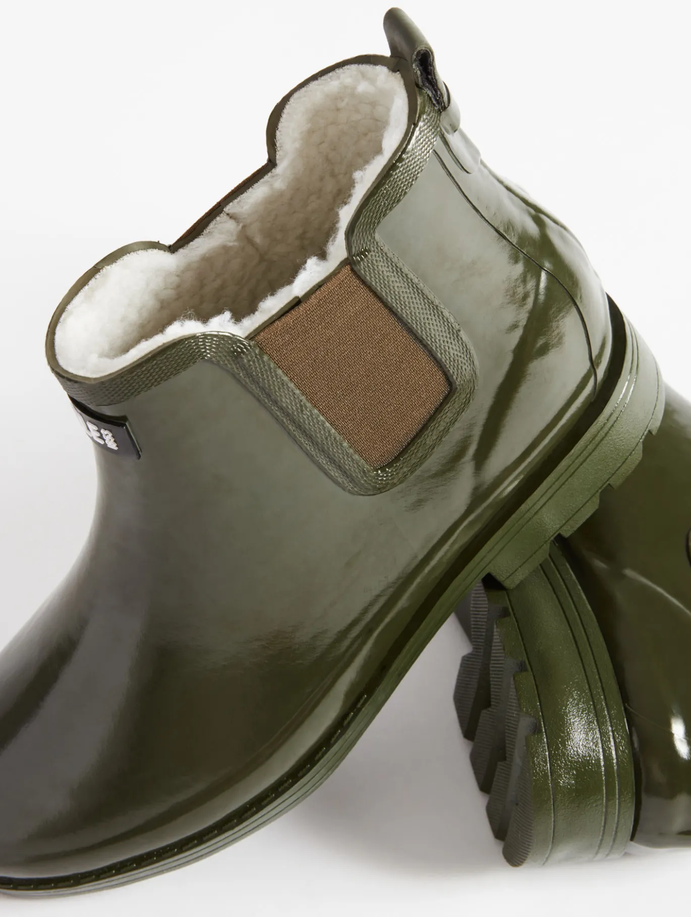 Bottine de pluie Carville fourrée - Kaki