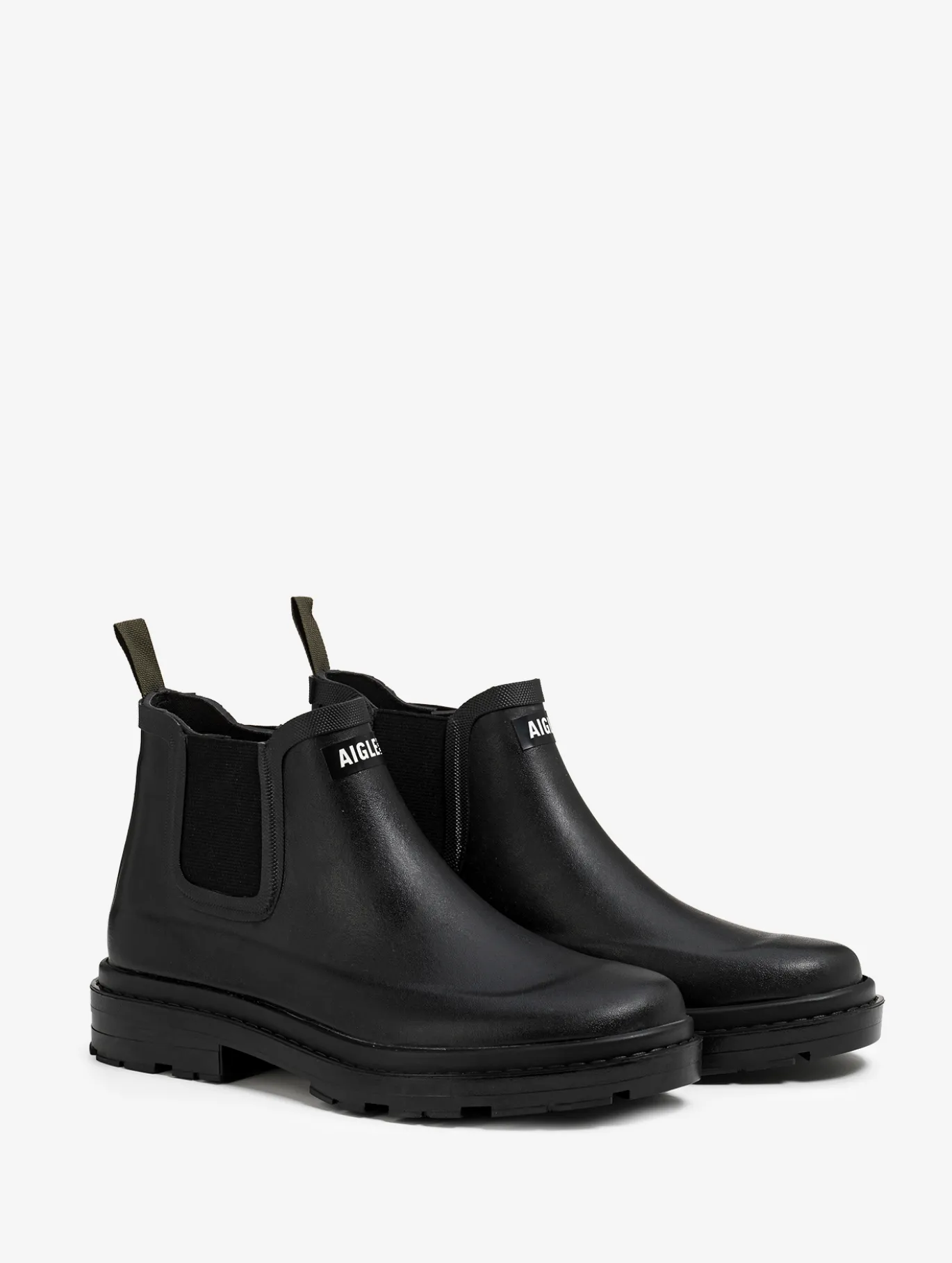 Bottine de pluie Chelsea - Noir