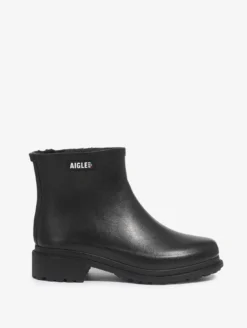 Bottine de pluie Fulfeel fourrée - Noir
