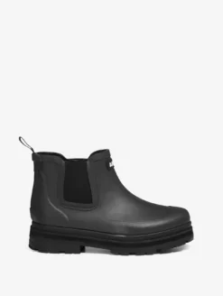 Bottine de pluie Soft Rain fourrée - Noir