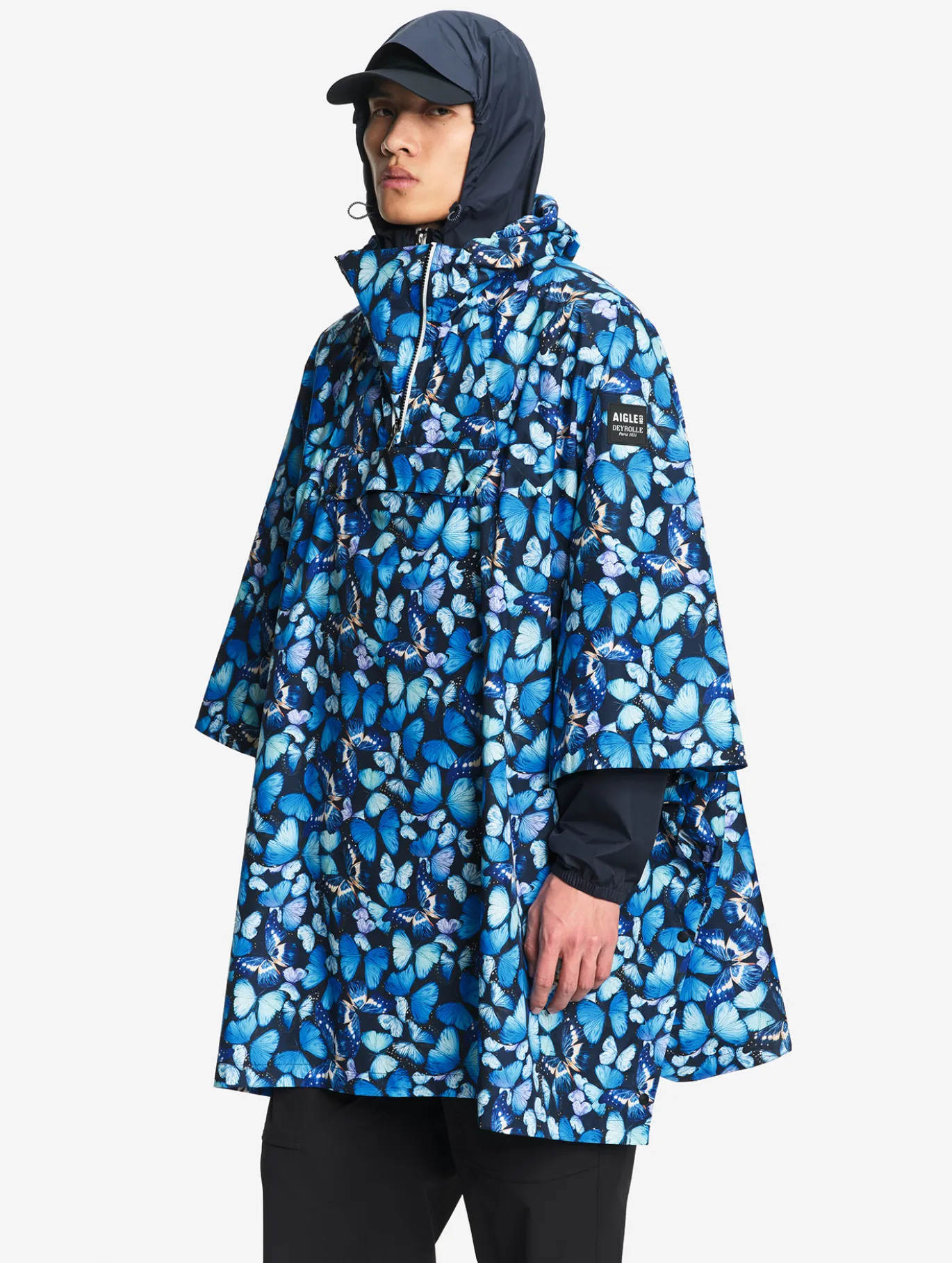 Cape de pluie mixte Rainpack™ imperméable et compactable MTD™ Aigle x Deyrolle - Multicolore