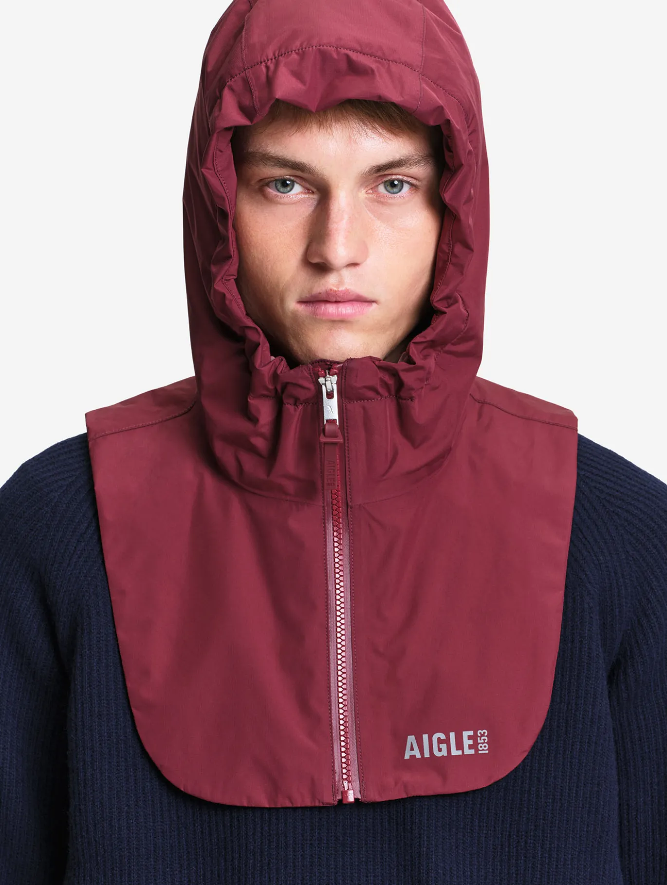 Capuche imperméable - Bordeaux
