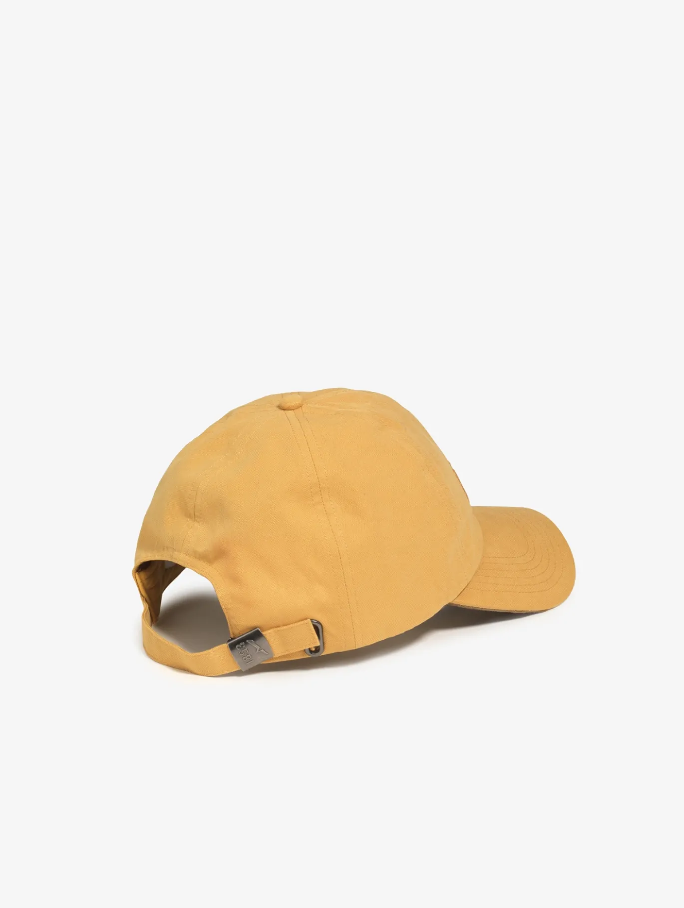 Casquette avec détails en velours côtelé - Jaune