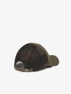 Casquette à carreaux siglée Aigle - Marron