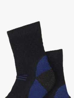 Chaussettes courtes en laine mérinos made in France - Bleu