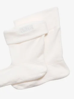 Chaussettes en polaire pour bottes mi-hauteur - Blanc