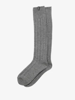 Chaussettes longues en laine mélangée - Gris